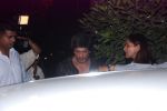 Shahrukh Khan snapped post midnight with fan outside a recording studio in Bandra on 1st June 2012 (4).JPG
